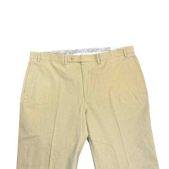 New LAUREN RALPH LAUREN Men’s Flat Front Chino Pant Sz 42 x 32 - Picture 2 of 13